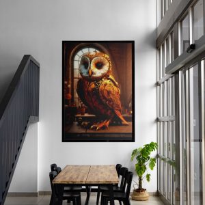 The Steampunk Owl: Wisdom in Motion